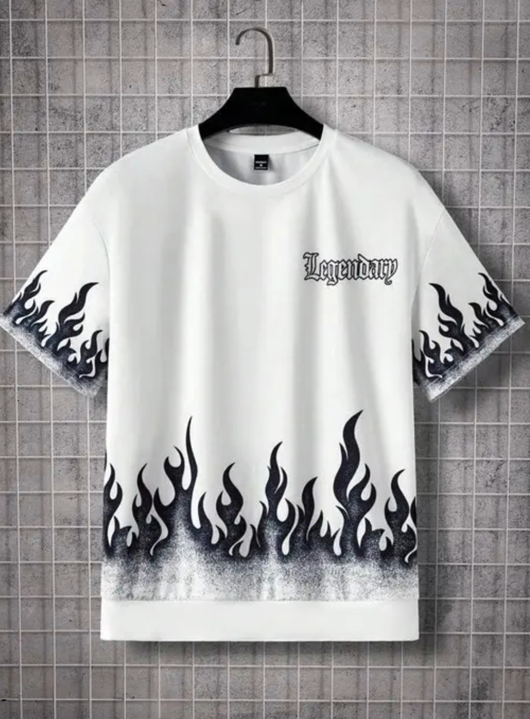 "Legendary Flame Oversized T-Shirt – Streetwear Edition"