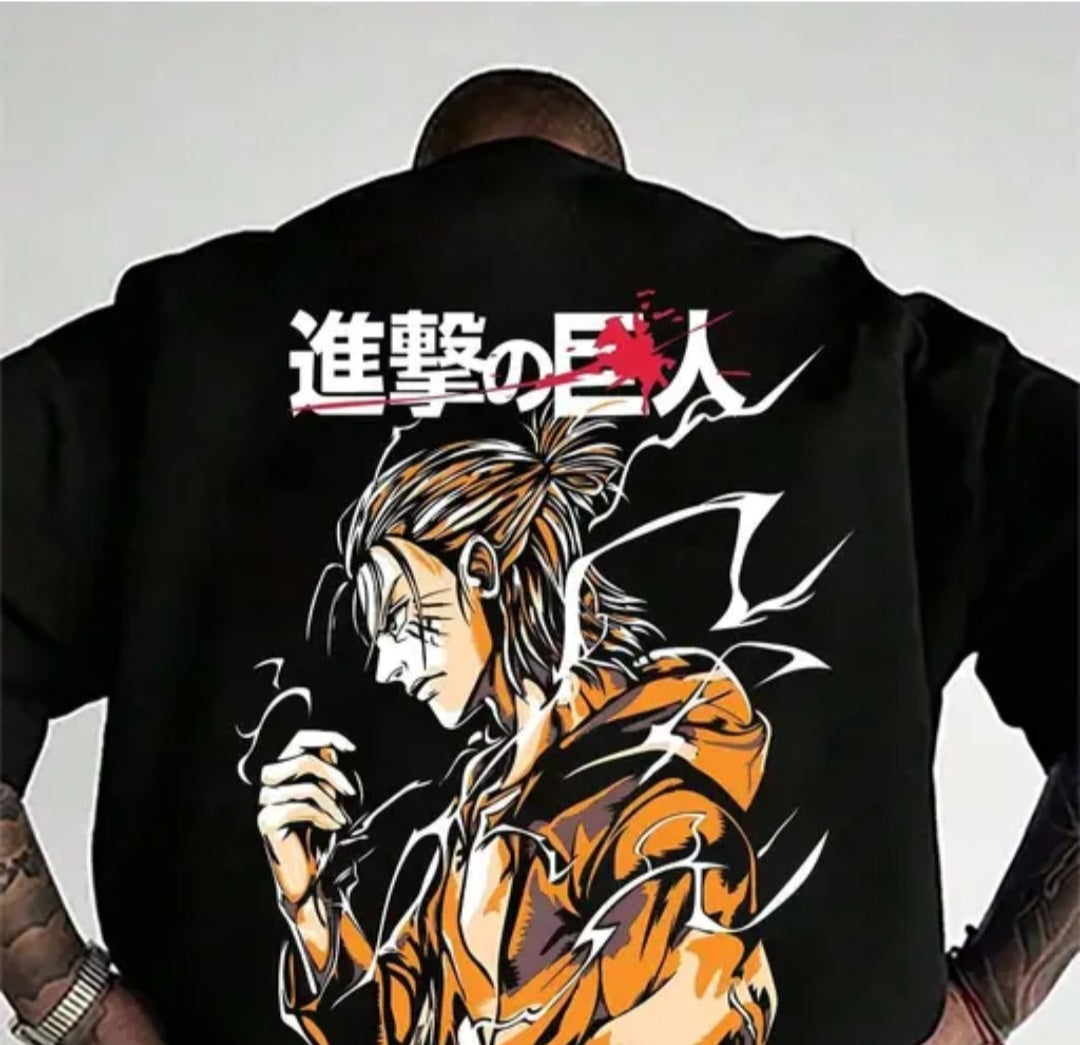 Anime Graphic Printed T-Shirt – Unisex Cotton Tee