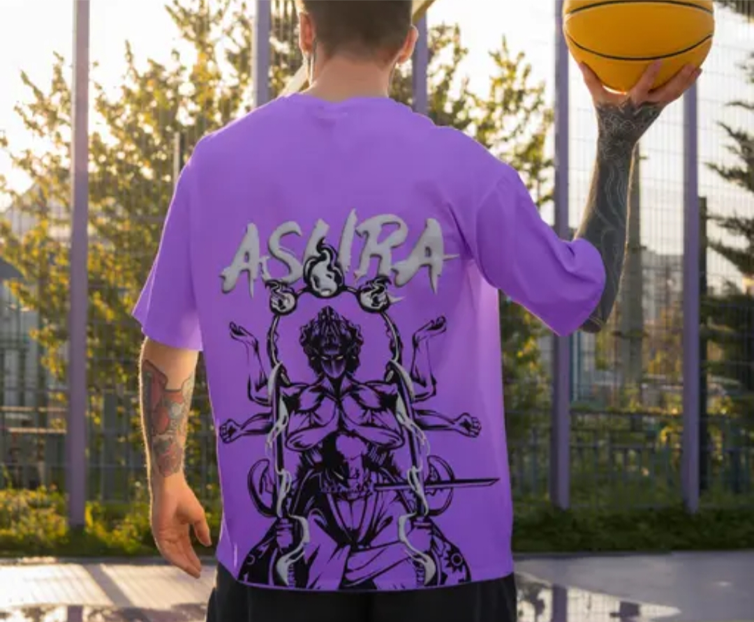 Asura Oversized anime street Tee-unleash the beast